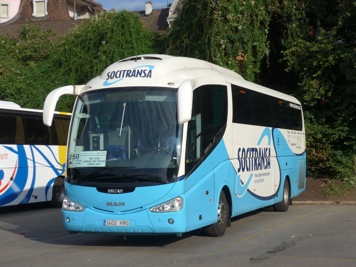 (182'706) - Aus Spanien: Socitransa, Pazos - 3402 HRG - MAN/Irizar am 5. August 2017 in Z�rich, Sihlquai