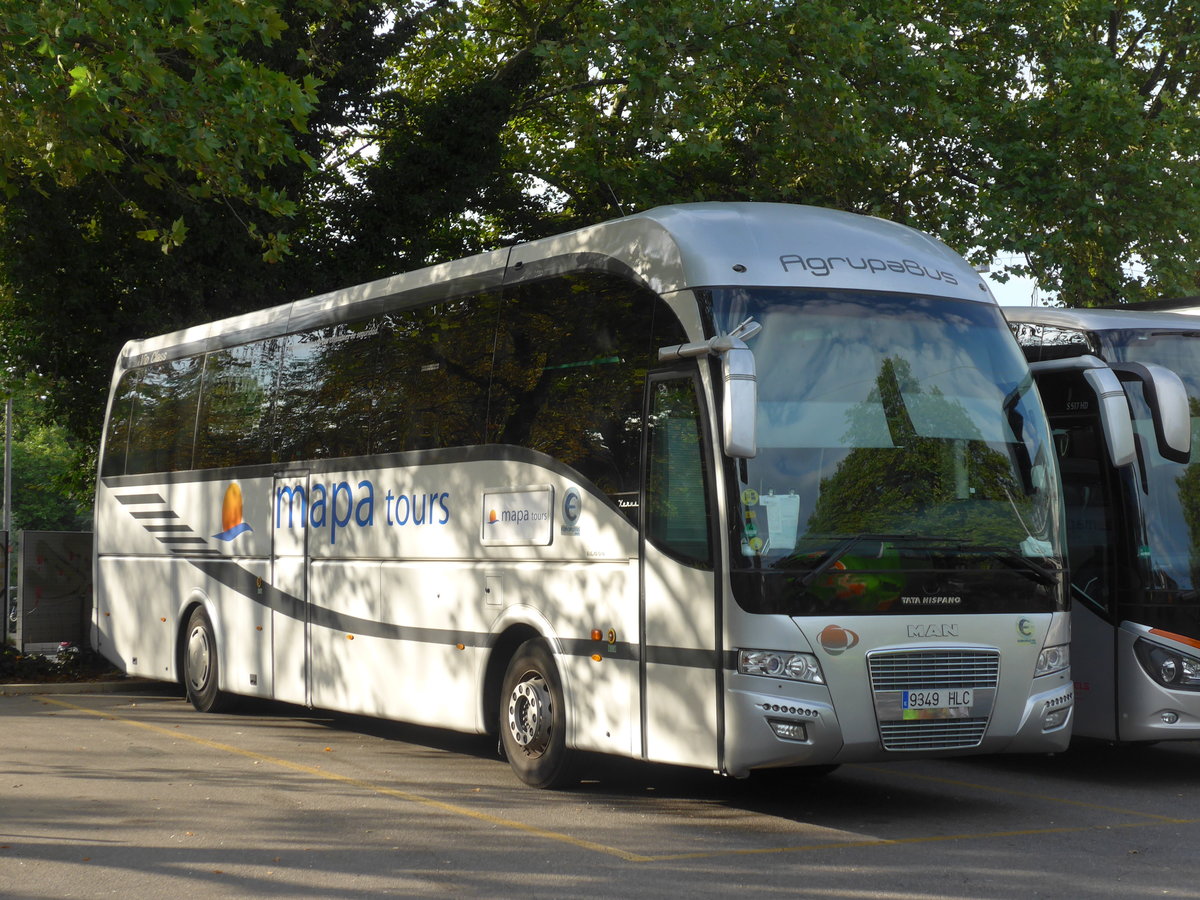 (182'711) - Aus Spanien: Mapa Tours, Madrid - 9349 HLC - MAN/Tata-Hispano am 5. August 2017 in Z�rich, Sihlquai