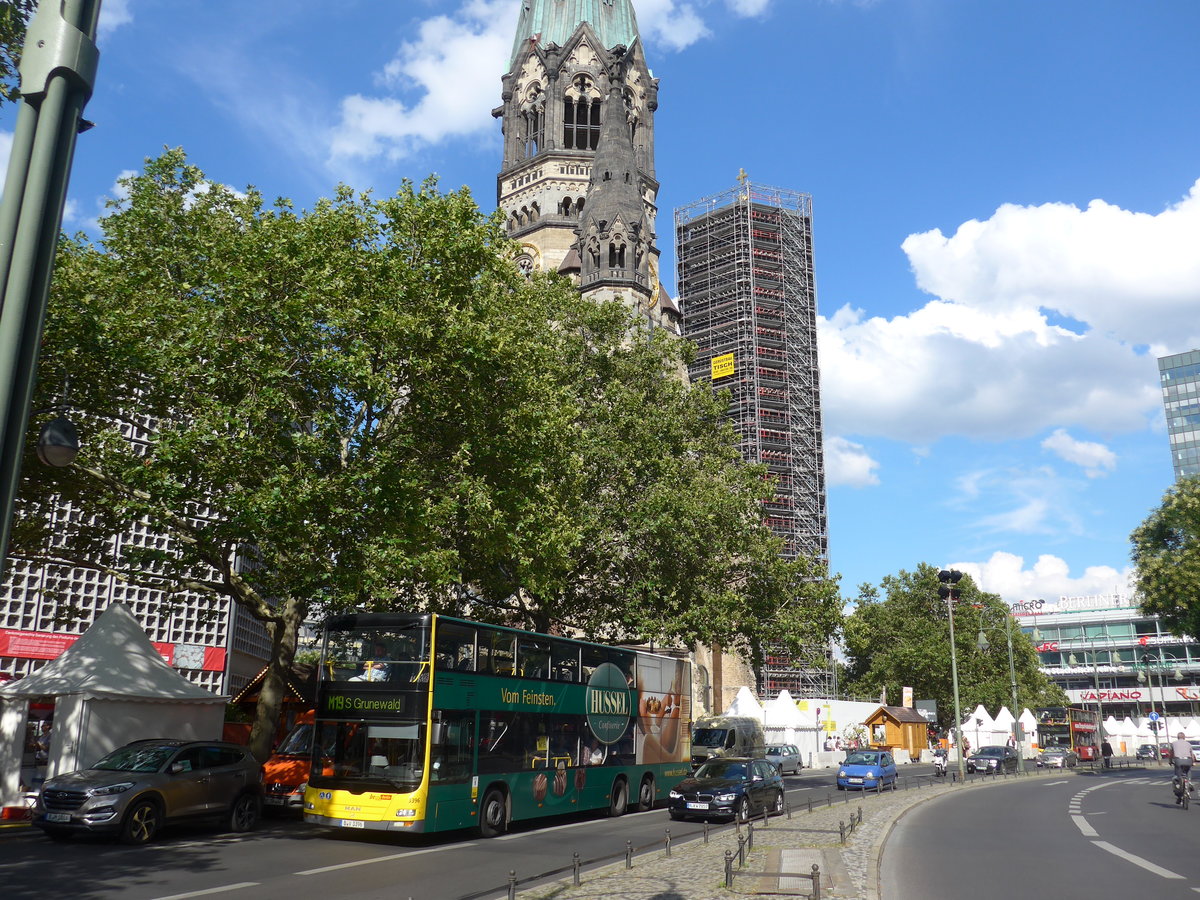 (183'224) - BVG Berlin - Nr. 3396/B-V 3396 - MAN am 9. August 2017 in Berlin, Kurf�rstendamm