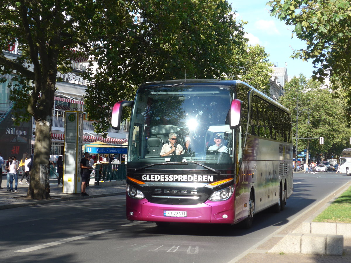 (183'240) - Aus Norwegen: Hermon, Hovet - KJ 22'631 - Setra am 9. August 2017 in Berlin, Kurf�rstendamm