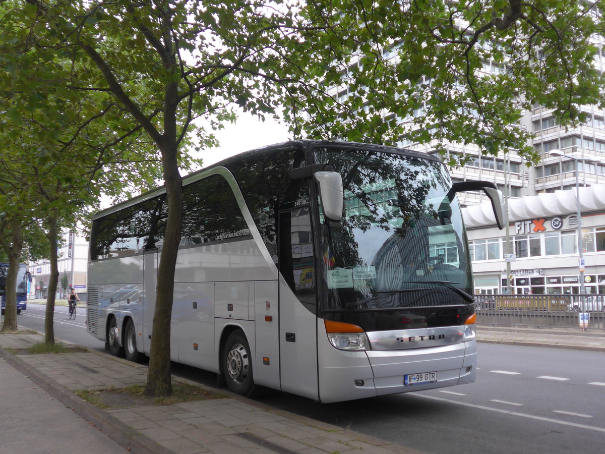 (183'388) - Aus Rum�nien: ??? - IF 99 GTR - Setra am 10. August 2017 in Berlin, Alexanderplatz