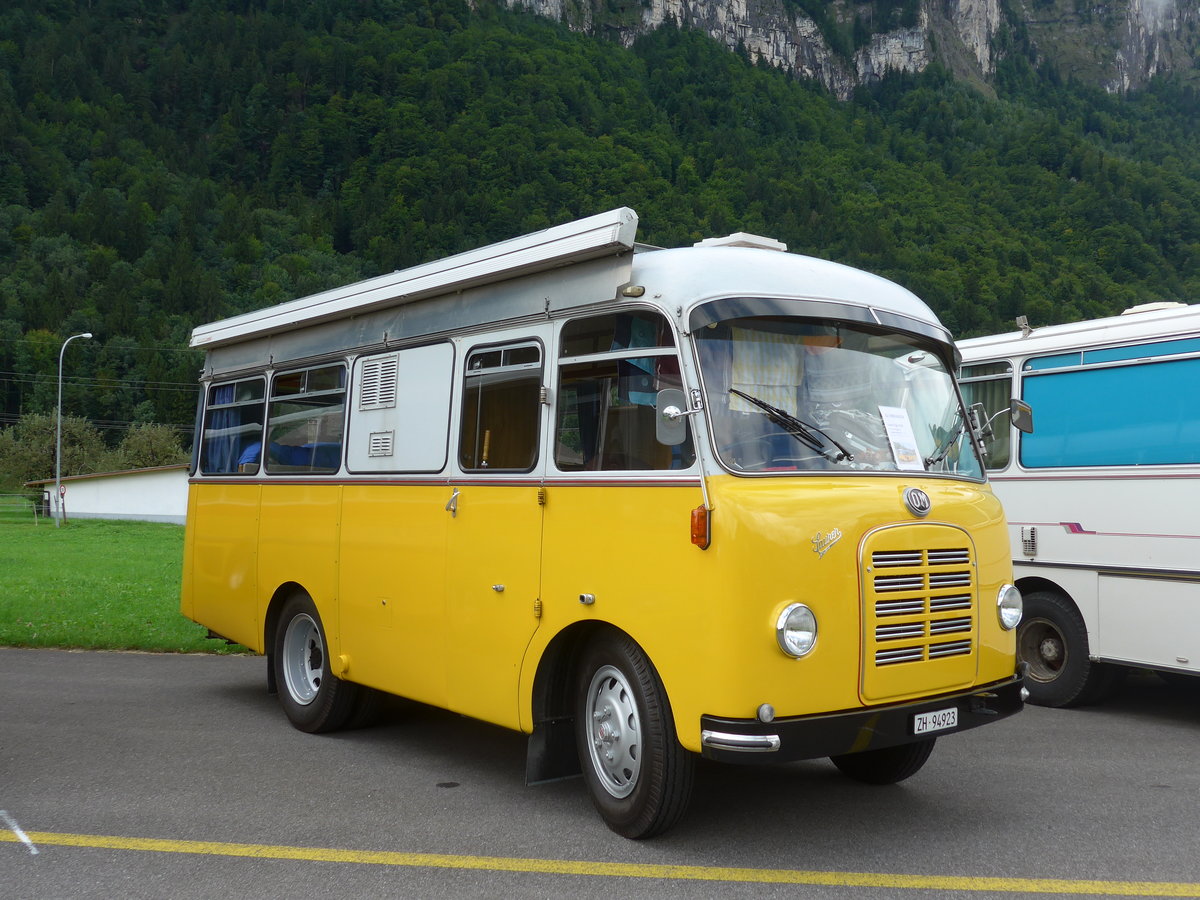 (183'547) - Langenegger S., W�denswil - ZH 94'923 - Saurer-OM am 19. August 2017 in Unterbach, Rollfeld