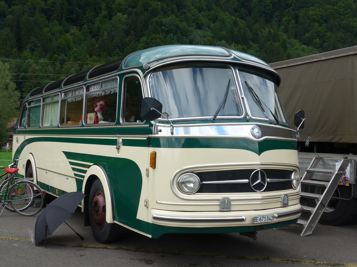 (183'577) - Tschannen, Bern - BE 671'042 - Mercedes am 19. August 2017 in Unterbach, Rollfeld