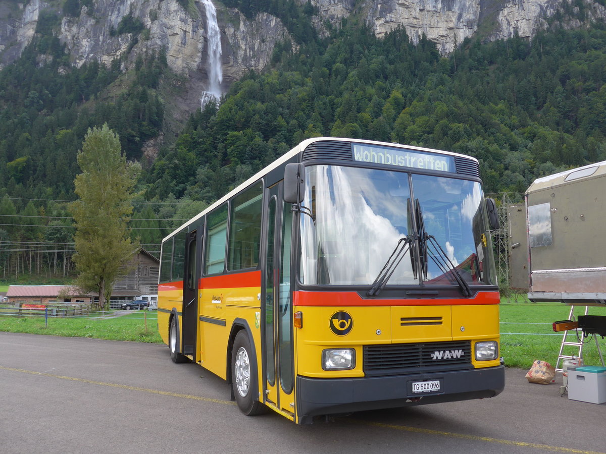 (183'621) - B�chi, Bussnang - TG 500'096 - NAW/Hess (ex K�ng, Beinwil; ex Voegtlin-Meyer, Brugg Nr. 79) am 19. August 2017 in Unterbach, Rollfeld