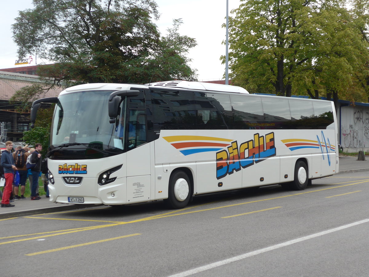 (183'772) - Aus Deutschland: B�chle, Waldshut - WT-X 260 - VDL am 21. August 2017 beim Bahnhof Basel