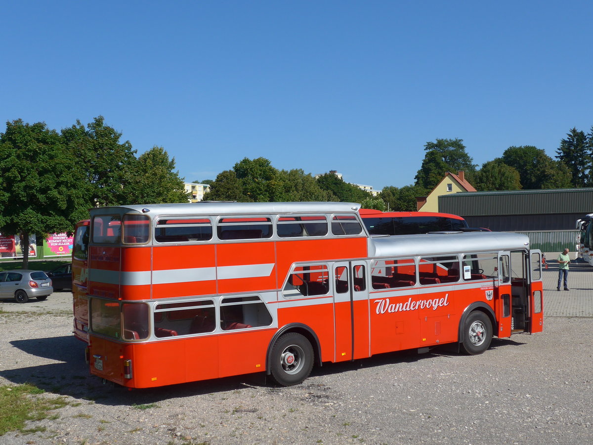 (183'901) - Radlmeier, Ergoldsbach - LA-RD 123H - FBW/Vetter-R&J Anderthalbdecker (ex FRAM Drachten/NL Nr. 20; ex Wespe, Altst�tten; ex AFA Adelboden Nr. 4) am 23. August 2017 in Bad D�rrheim, Garage Luschin