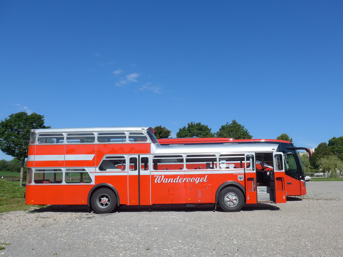 (183'902) - Radlmeier, Ergoldsbach - LA-RD 123H - FBW/Vetter-R&J Anderthalbdecker (ex FRAM Drachten/NL Nr. 20; ex Wespe, Altst�tten; ex AFA Adelboden Nr. 4) am 23. August 2017 in Bad D�rrheim, Garage Luschin
