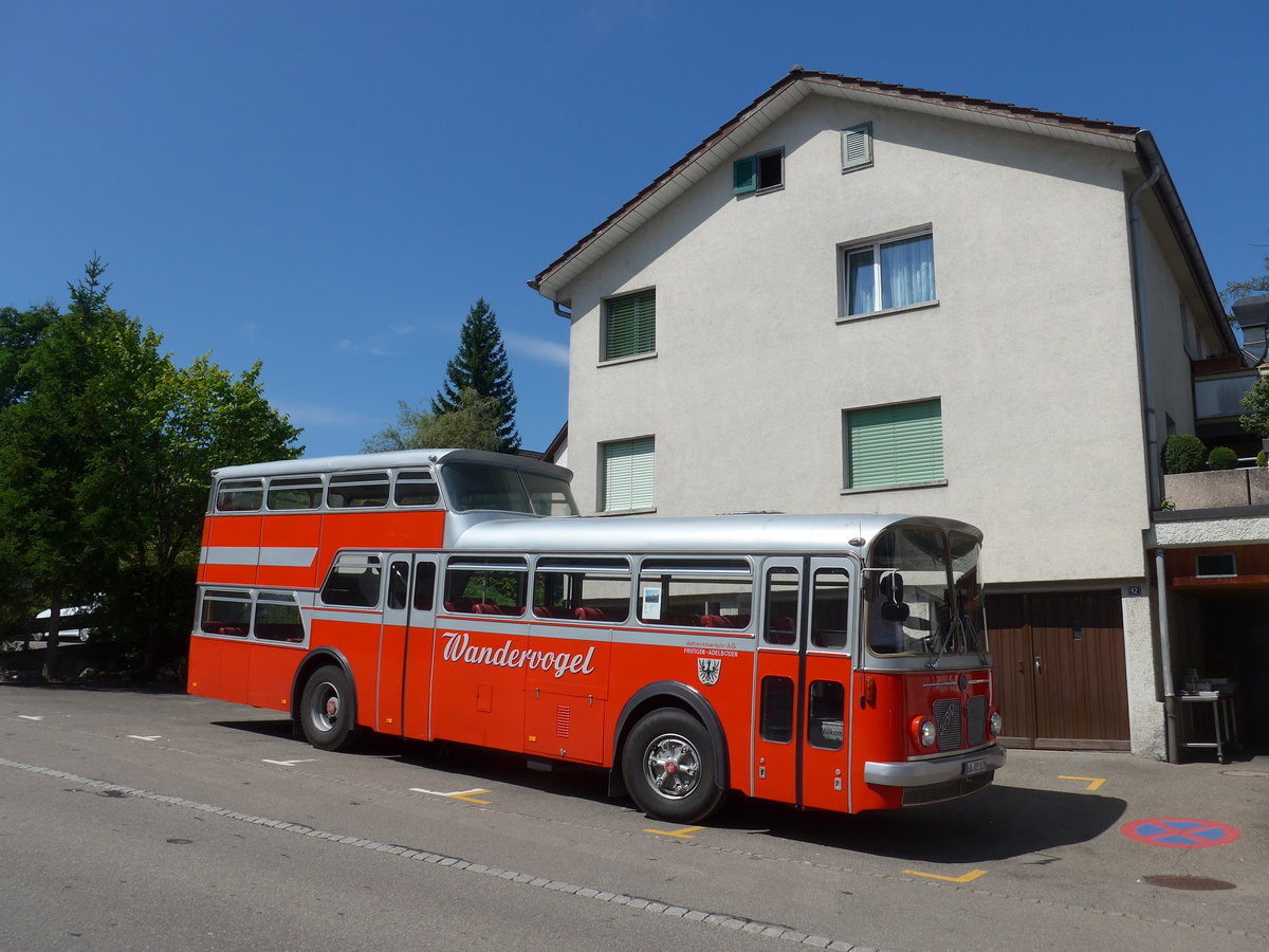 (183'916) - Aus Deutschland: Radlmeier, Ergoldsbach - LA-RD 123H - FBW/Vetter-R&J Anderthalbdecker (ex FRAM Drachten/NL Nr. 20; ex Wespe, Altst�tten; ex AFA Adelboden Nr. 4) am 23. August 2017 in Wetzikon, Restaurant Sternen