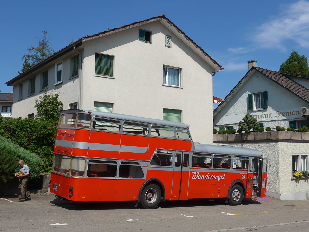 (183'918) - Aus Deutschland: Radlmeier, Ergoldsbach - LA-RD 123H - FBW/Vetter-R&J Anderthalbdecker (ex FRAM Drachten/NL Nr. 20; ex Wespe, Altst�tten; ex AFA Adelboden Nr. 4) am 23. August 2017 in Wetzikon, Restaurant Sternen