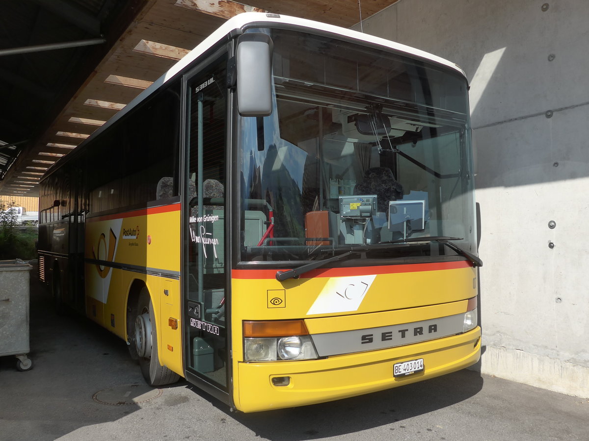 (183'967) - K�bli, Gstaad - Nr. 7/BE 403'014 - Setra am 24. August 2017 in Gstaad, Garage