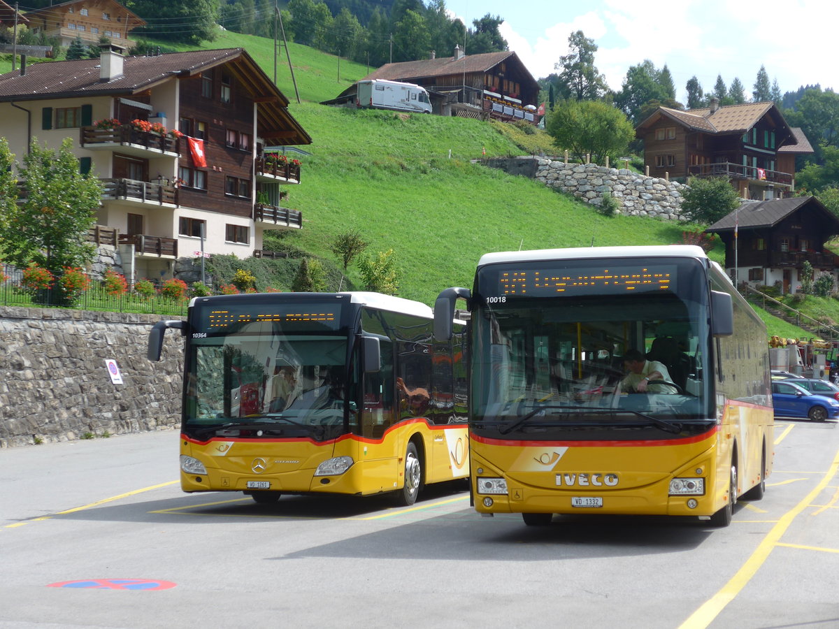 (183'991) - TPC Aigle - VD 1332 - Iveco am 24. August 2017 beim Bahnhof Le S�pey