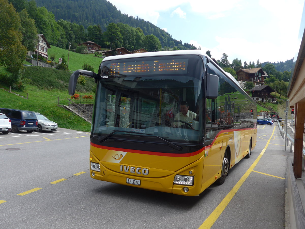 (183'992) - TPC Aigle - VD 1332 - Iveco am 24. August 2017 beim Bahnhof Le S�pey