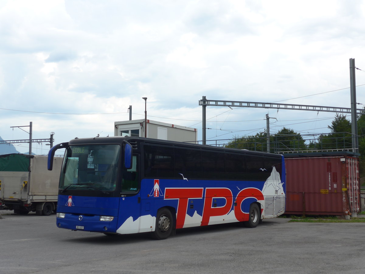 (184'004) - TPC Aigle - Nr. 12/VD 1117 - Irisbus am 24. August 2017 in Aigle, D�p�t