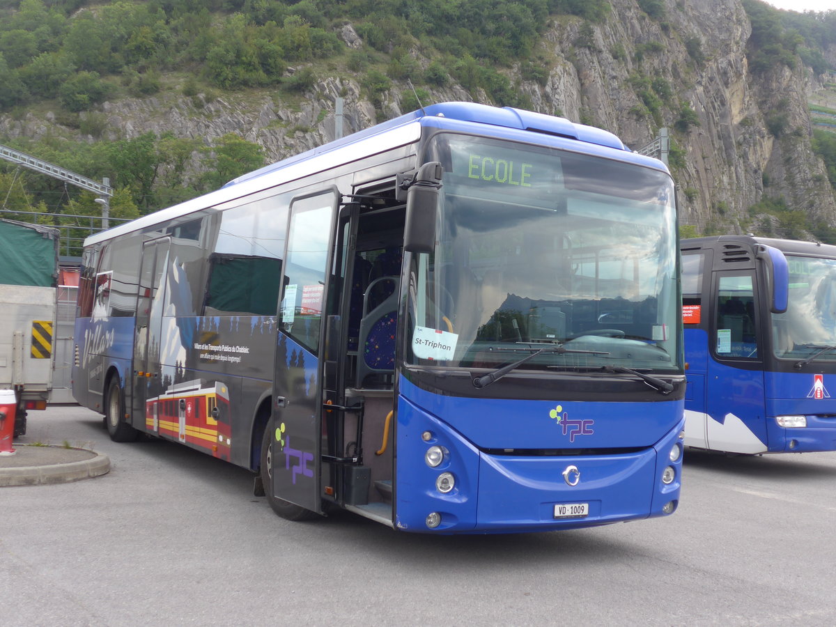 (184'007) - TPC Aigle - Nr. 15/VD 1009 - Irisbus (ex Nr. 16) am 24. August 2017 in Aigle, D�p�t