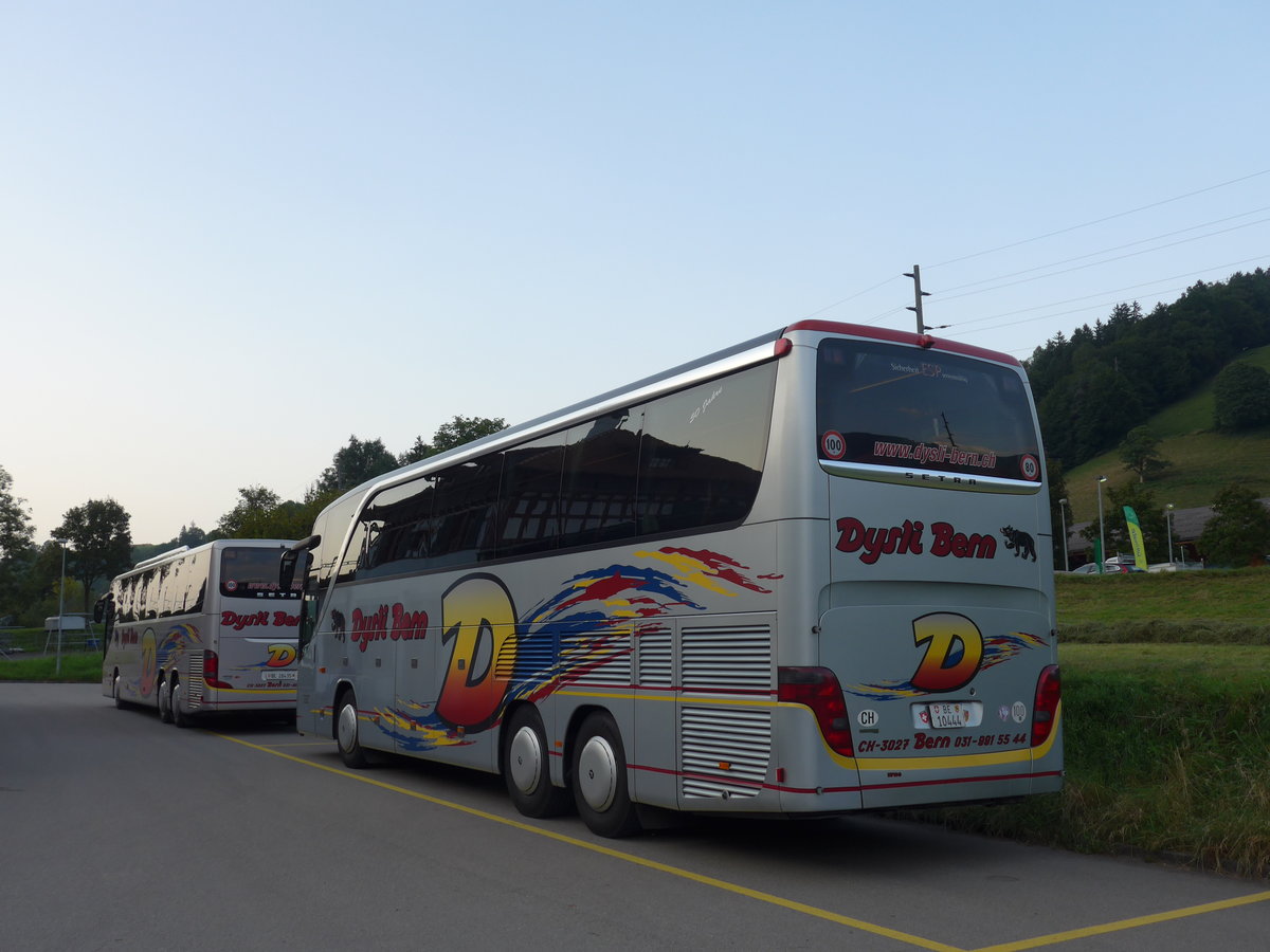 (184'281) - Dysli, Bern - Nr. 20/BE 10'444 - Setra (ex EvoBus, Kloten) am 25. August 2017 beim Bahnhof M�lenen