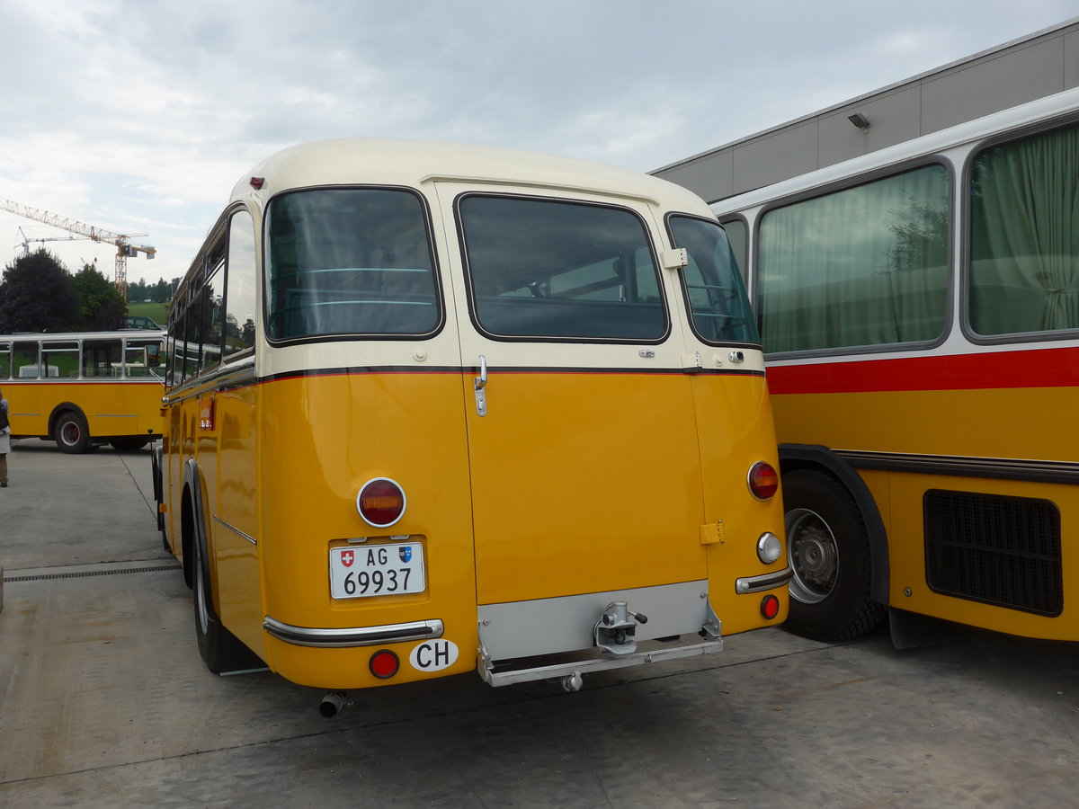 (184'367) - Bl�chlinger, Endingen - AG 69'937 - Saurer/T�scher (ex Dubach, Walde; ex Spescha, Andiast) am 26. August 2017 in Oberkirch, CAMPUS Sursee