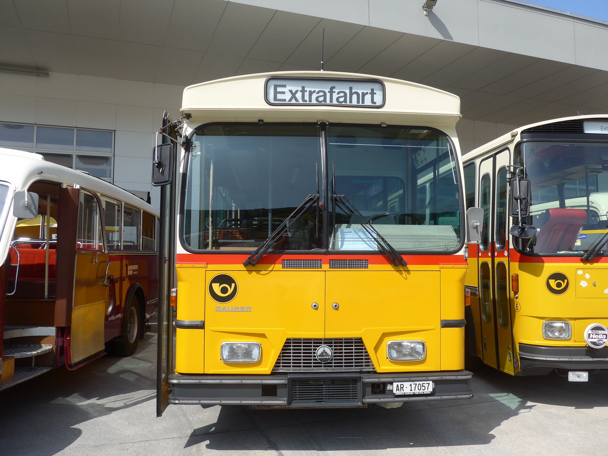 (184'461) - Osthues, Teufen - Nr. 15/AR 17'057 - Saurer-Leyland/Hess (ex AVG Grindelwald Nr. 15; ex RhV Altst�tten Nr. 42) am 26. August 2017 in Oberkirch, CAMPUS Sursee