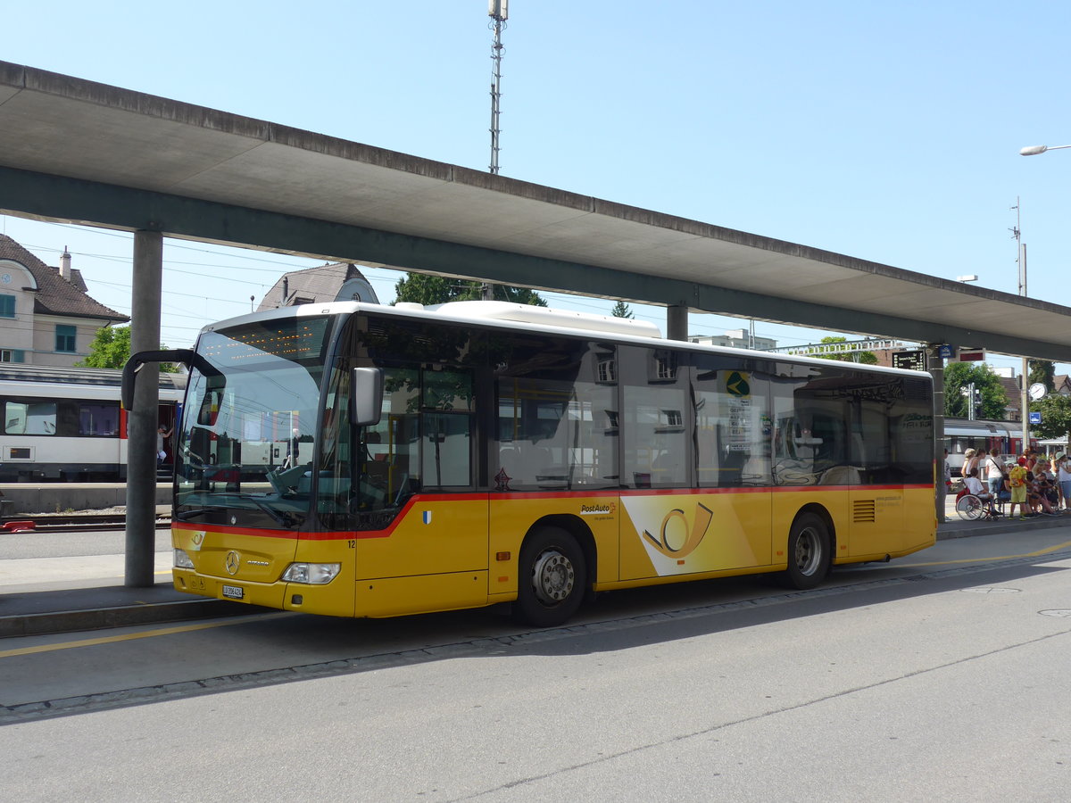 (184'488) - H�fliger, Sursee - Nr. 12/LU 206'424 - Mercedes am 26. August 2017 beim Bahnhof Sursee