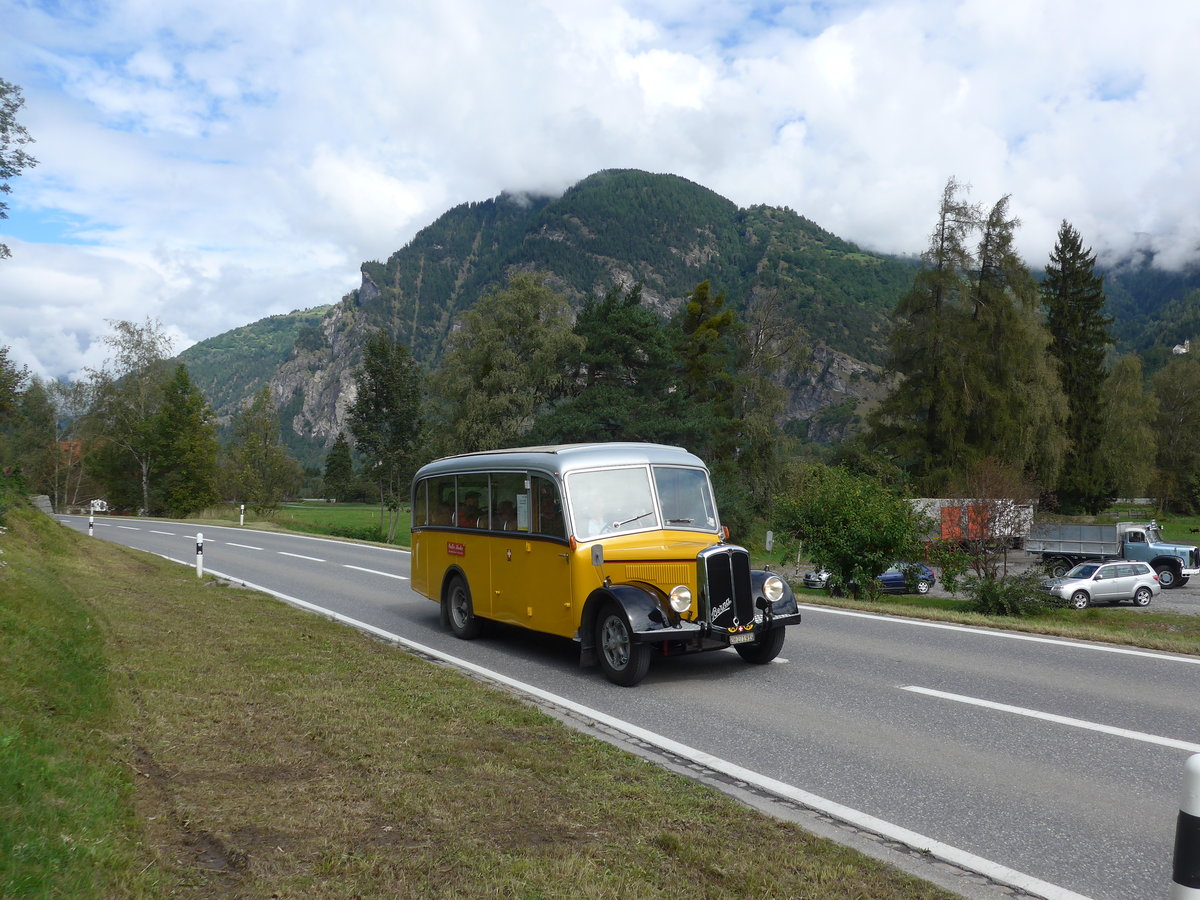 (184'872) - Hurter, M�nchaltdorf - ZH 271'919 - Berna/FHS (ex Volkart, Russikon; ex ASD Aigle; ex P 21'003) am 16. September 2017 in Cazis, B�ndner Arena