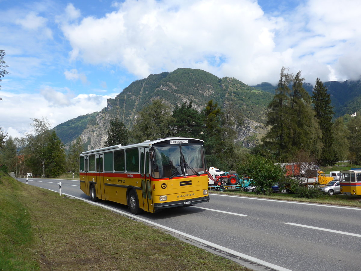 (184'926) - Gloor, Staufen - AG 6013 - Saurer/Hess (ex ALMAT, Tagelswangen; ex P 26'516) am 16. September 2017 in Cazis, B�ndner Arena