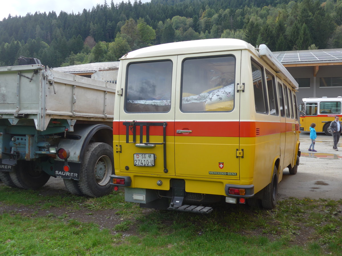 (185'006) - Amsler, Fr�msen - SG 27'410 U - Mercedes/T�scher am 16. September 2017 in Cazis, B�ndner Arena