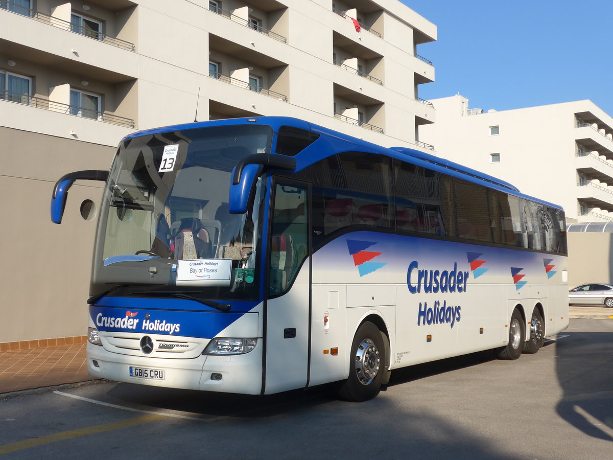 (185'677) - Aus England: Crusader, Clacton-on-Sea - GB15 CRU - Mercedes am 29. September 2017 in Roses, Hotels Mediterr�neo