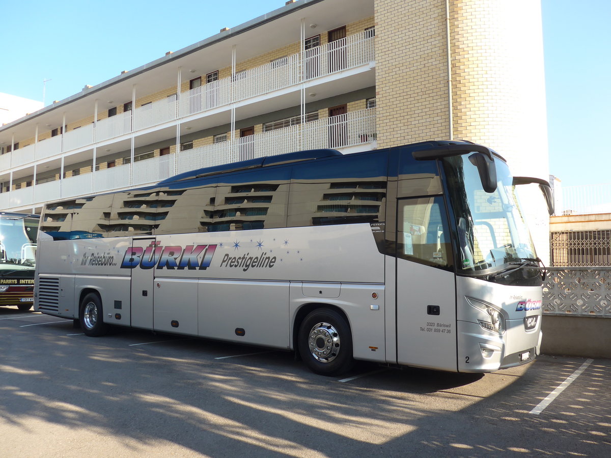 (185'680) - Aus der Schweiz: B�rki, B�riswil - Nr. 2/BE 122'329 - VDL am 29. September 2017 in Roses, Hotels Meditter�neo