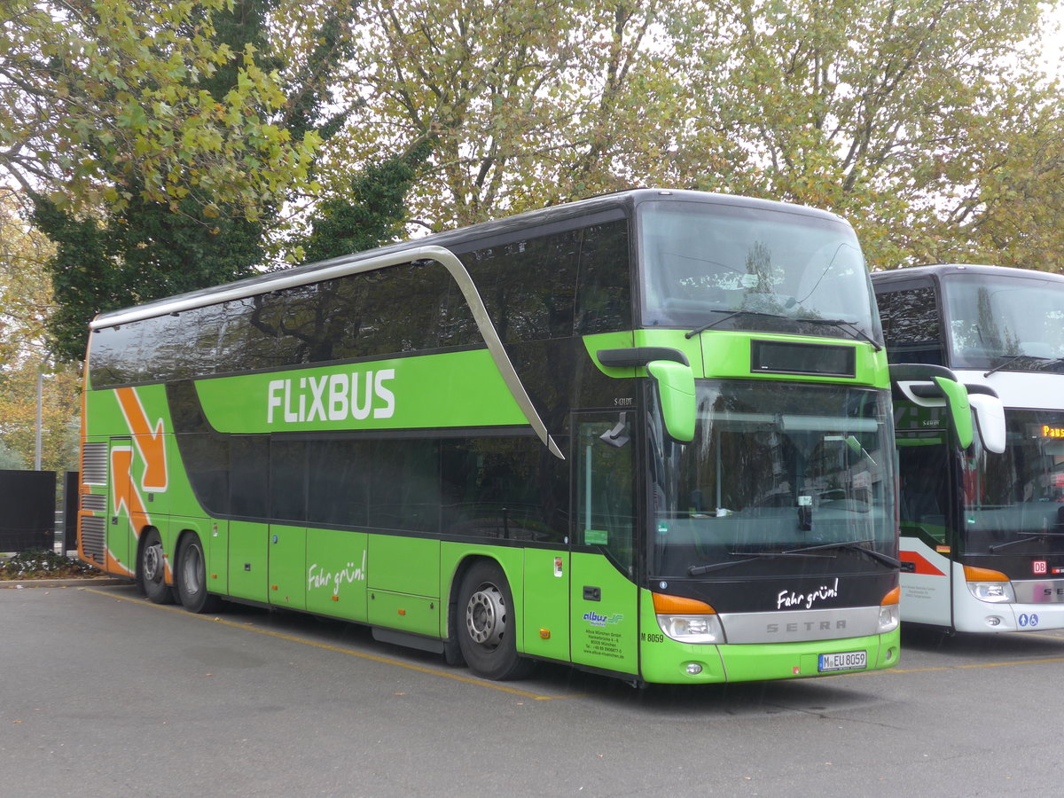 (186'160) - Aus Deutschland: Albus, M�nchen - Nr. M8059/M-EU 8059 - Setra am 27. Oktober 2017 in Z�rich, Sihlquai