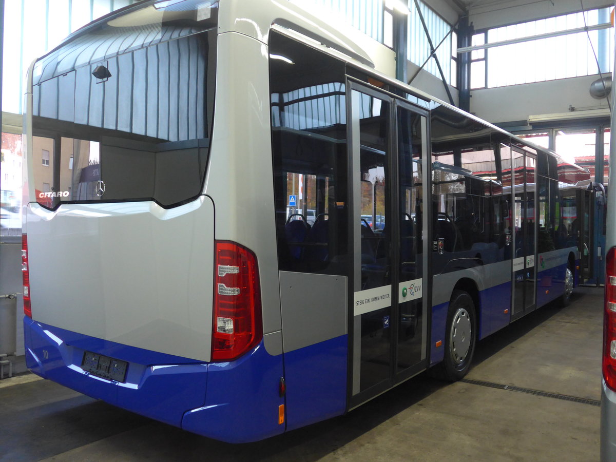 (186'245) - VZO Gr�ningen - Nr. 10 - Mercedes am 3. November 2017 in Kloten, EvoBus