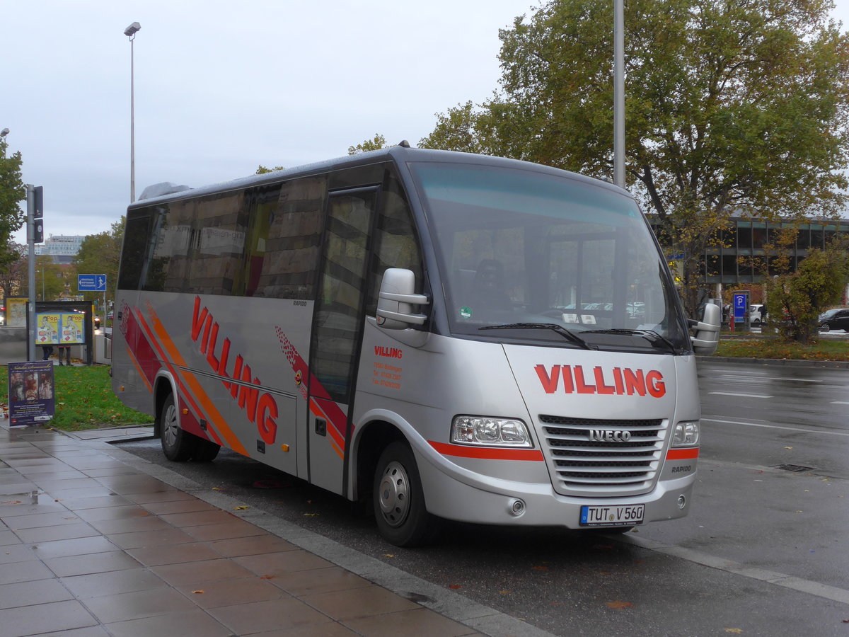 (186'292) - Villing, B�ttingen - TUT-V 560 - Iveco am 11. November 2017 in Stuttgart, Staatsgalerie