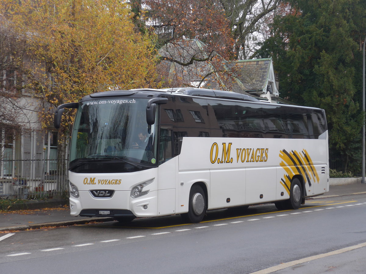(186'550) - O.M. Voyages, Ch�telaine - GE 961'334 - VDL am 19. November 2017 in Bern, Helvetiaplatz
