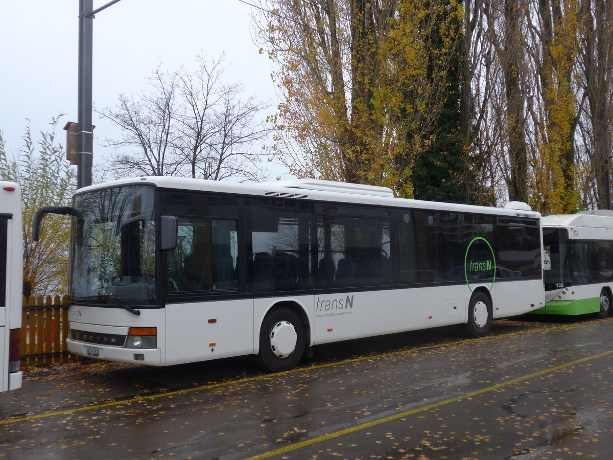 (186'587) - transN, La Chaux-de-Fonds - Nr. 51/NE 126'051 - Setra (ex Interbus, Yverdon Nr. 51; ex AAGL Liestal Nr. 62) am 25. November 2017 in Neuch�tel, D�p�t