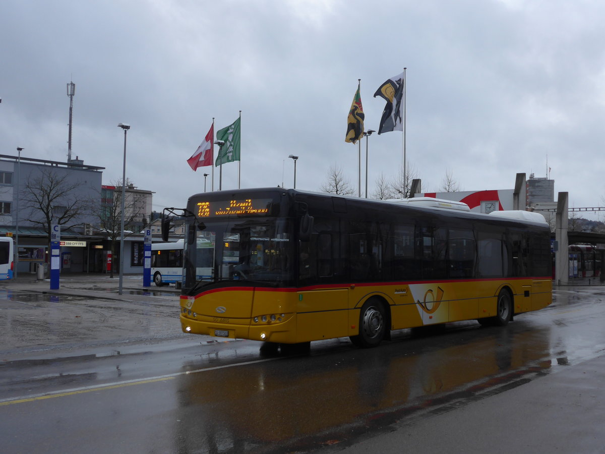 (186'959) - Schmidt, Oberb�ren - SG 397'503 - Solaris am 14. Dezember 2017 beim Bahnhof Wil