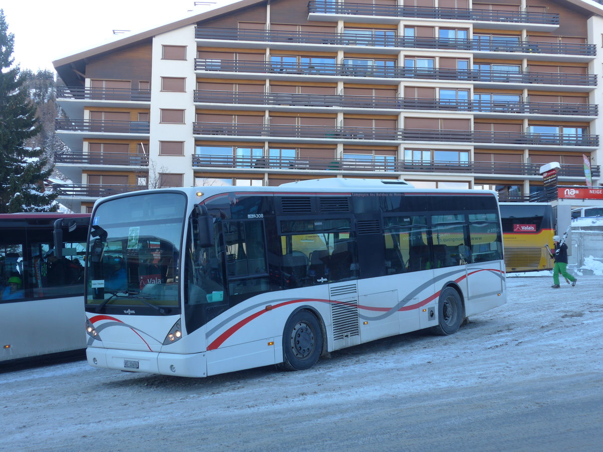 (186'974) - Lathion, Sion - Nr. 20/VS 31'615 - Van Hool (ex CAM Monaco/MC) am 17. Dezember 2017 in Haute-Nendaz, T�l�cabine