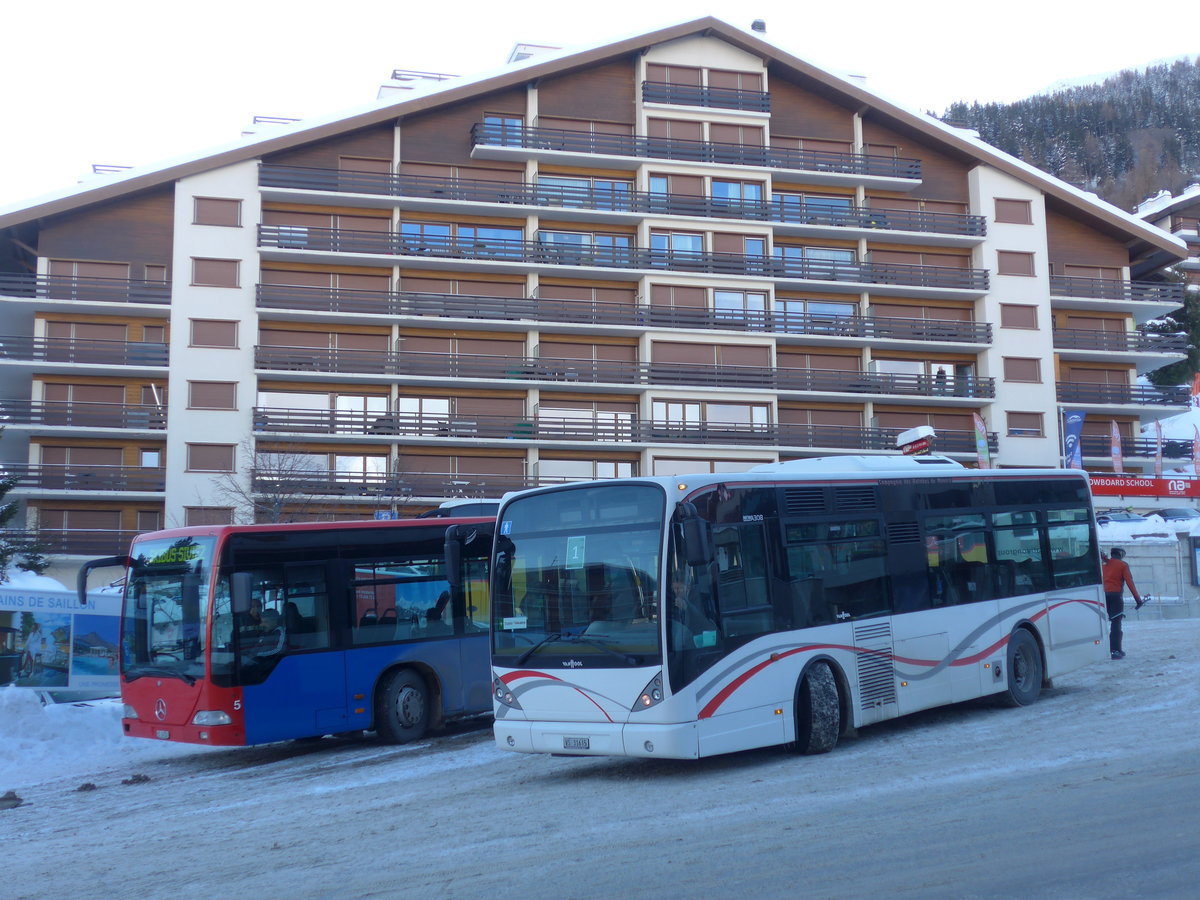 (186'990) - Lathion, Sion - Nr. 20/VS 31'615 - Van Hool (ex CAM Monaco/MC) am 17. Dezember 2017 in Haute-Nendaz, T�l�cabine