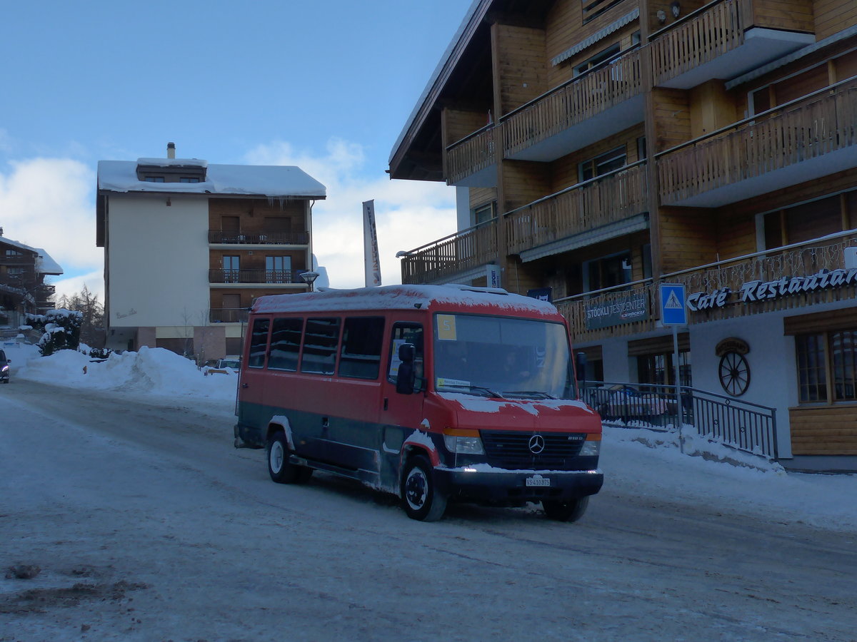 (186'994) - Fournier, Cond�mines - VS 410'875 - Mercedes am 17. Dezember 2017 in Haute-Nendaz, T�l�cabine