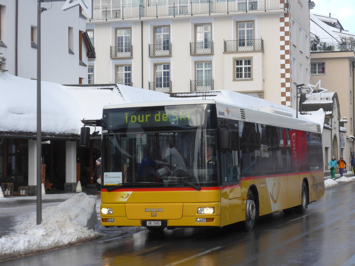 (187'565) - D�nser, Trimmis - GR 7905 - MAN am 1. Januar 2018 in Lenzerheide, Post