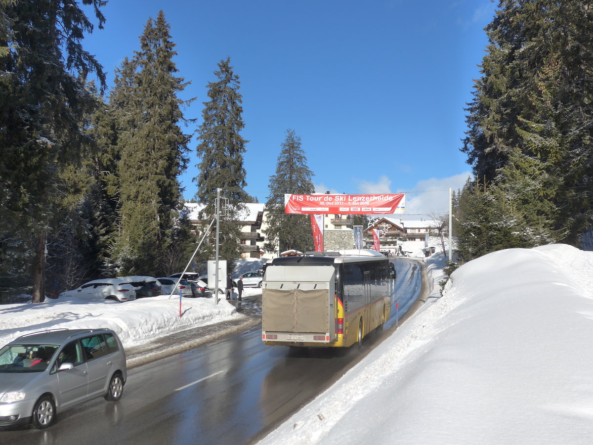 (187'579) - PostAuto Graub�nden - GR 173'207 - MAN am 1. Januar 2018 in Valbella, Tour de Ski