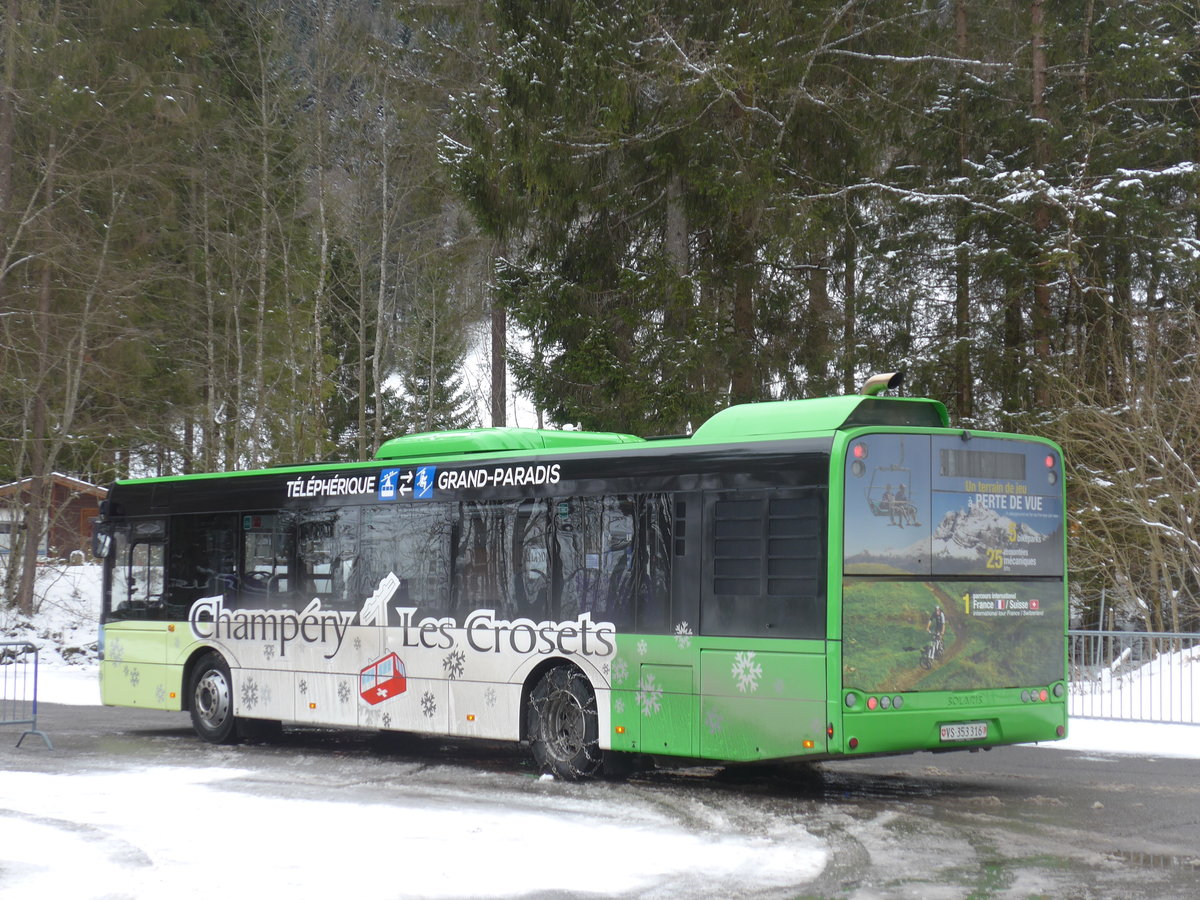 (188'001) - TPC Aigle - Nr. 17/VS 353'316 - Solaris am 20. Januar 2018 in Champ�ry, Petit Paradis
