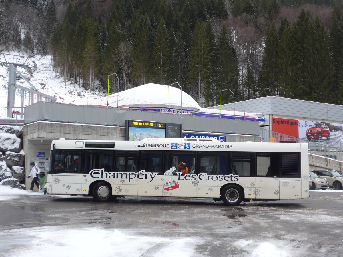 (188'006) - TPC Aigle - Nr. 16/VS 353'284 - Solaris (ex ATE Bus, Effretikon Nr. 45) am 20. Januar 2018 in Champ�ry, Petit Paradis
