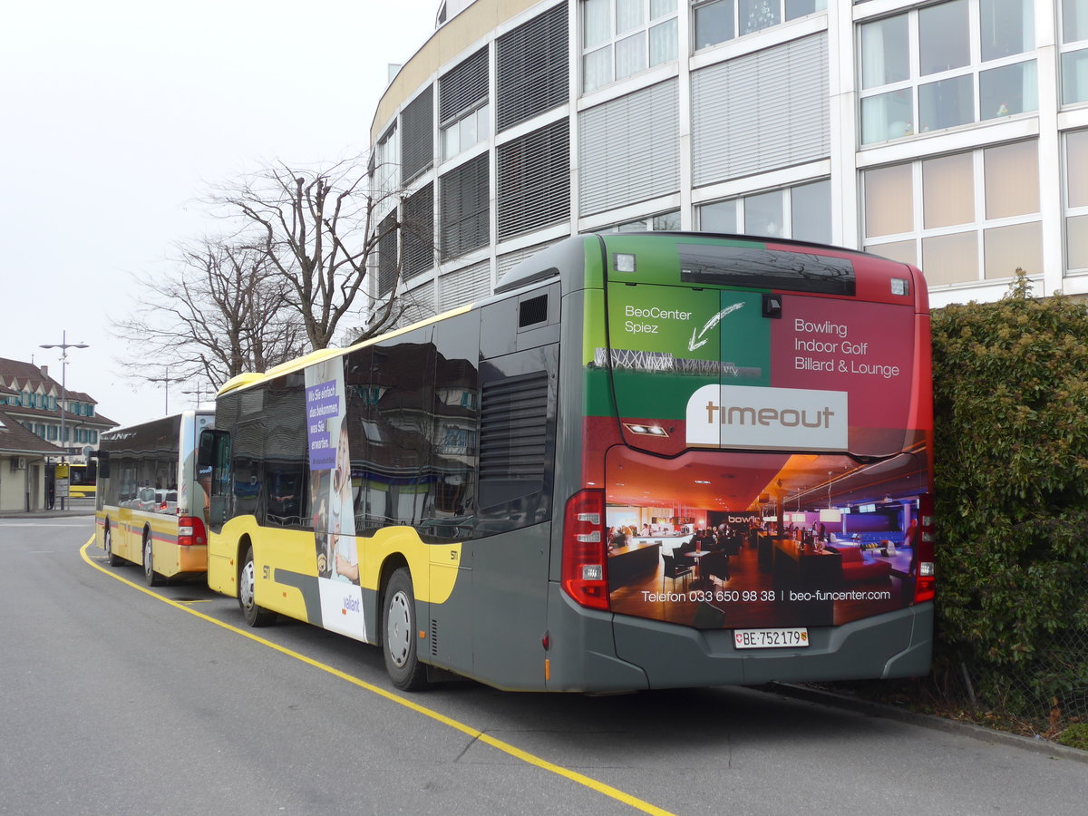 (188'190) - STI Thun - Nr. 179/BE 752'179 - Mercedes am 4. Februar 2018 bei der Schiffl�ndte Thun