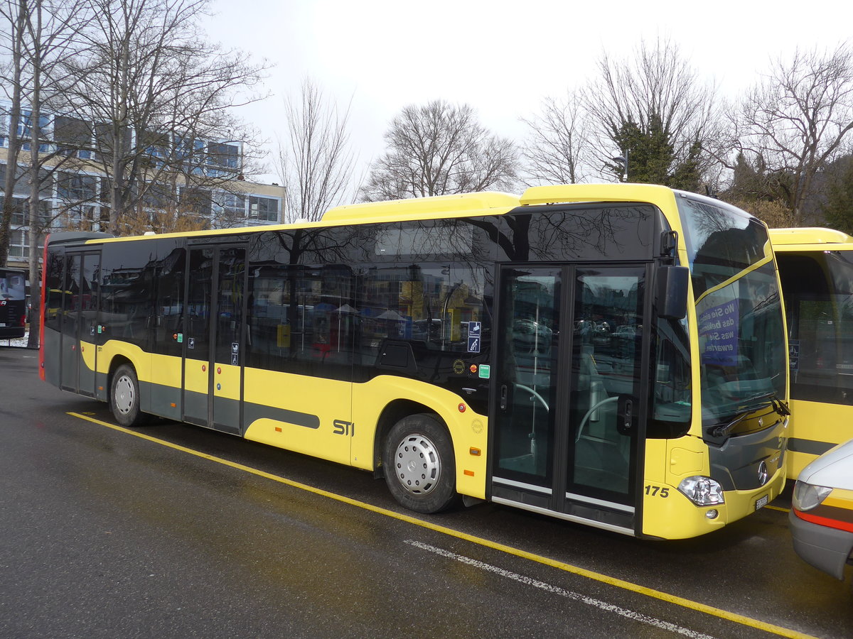 (188'488) - STI Thun - Nr. 175/BE 752'175 - Mercedes am 12. Februar 2018 bei der Schiffl�ndte Thun