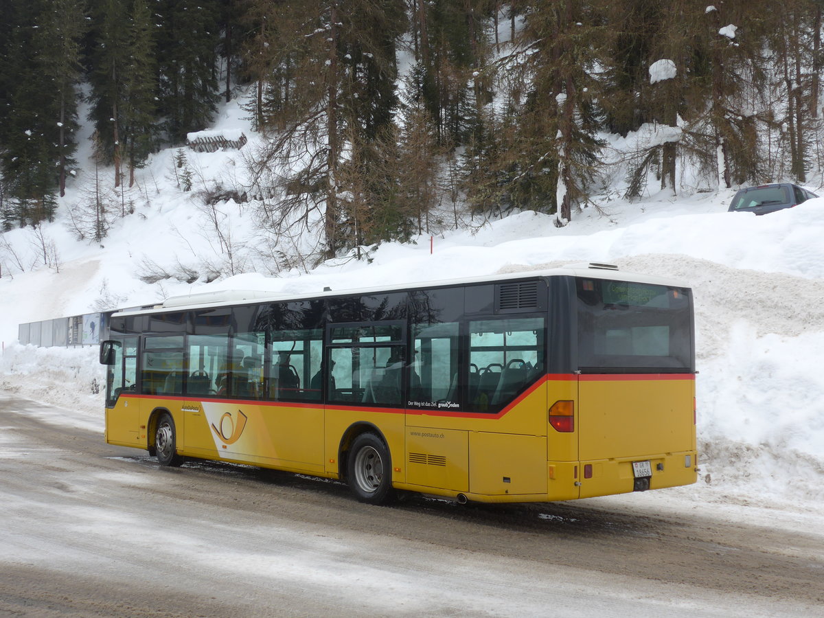 (188'785) - Jenal, Samnaun - GR 18'656 - Mercedes (ex PostAuto Graub�nden) am 16. Februar 2018 in Samnaun, Bergbahnen