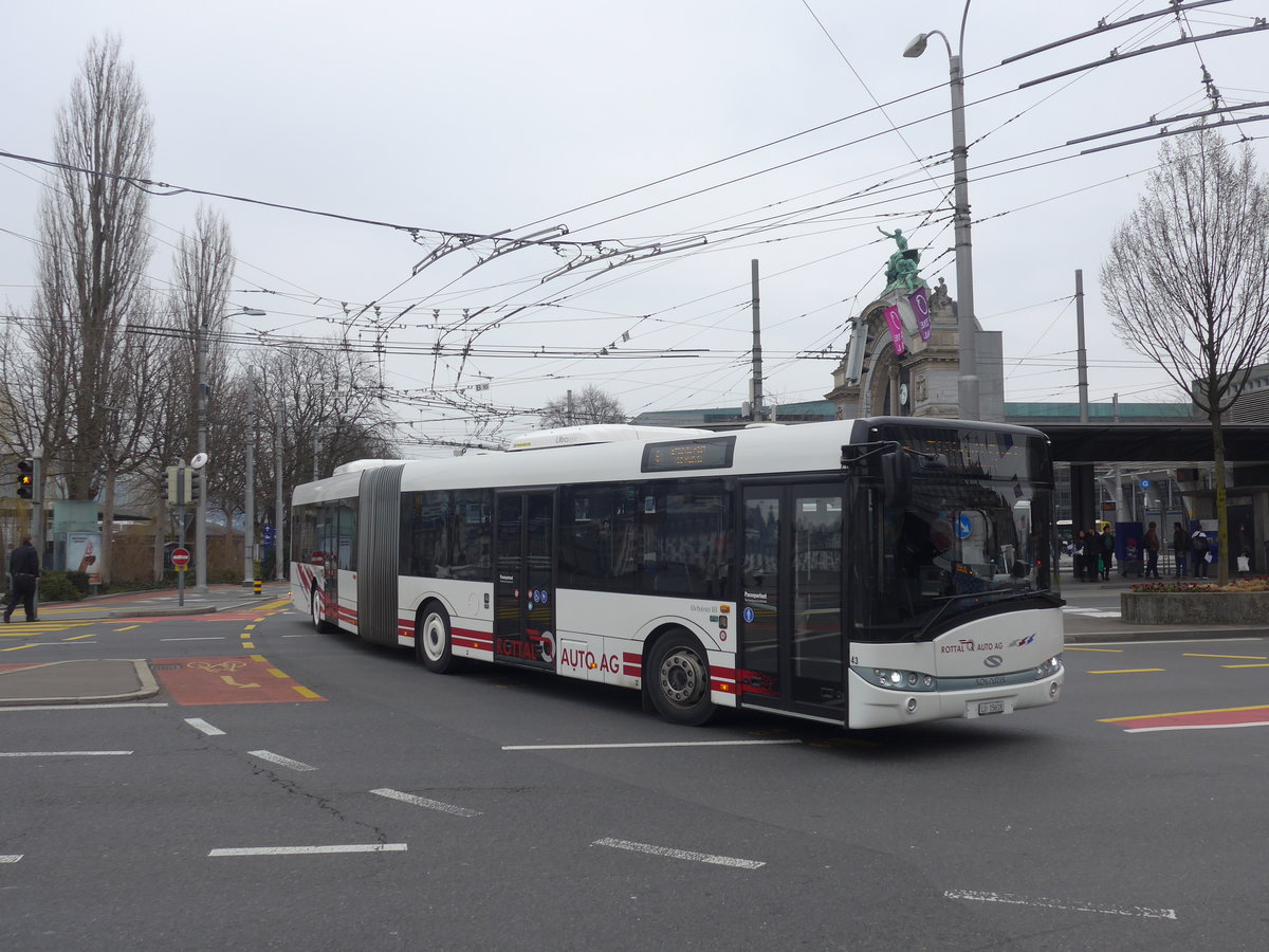 (189'334) - ARAG Ruswil - Nr. 43/LU 15'618 - Solaris am 17. M�rz 2018 beim Bahnhof Luzern