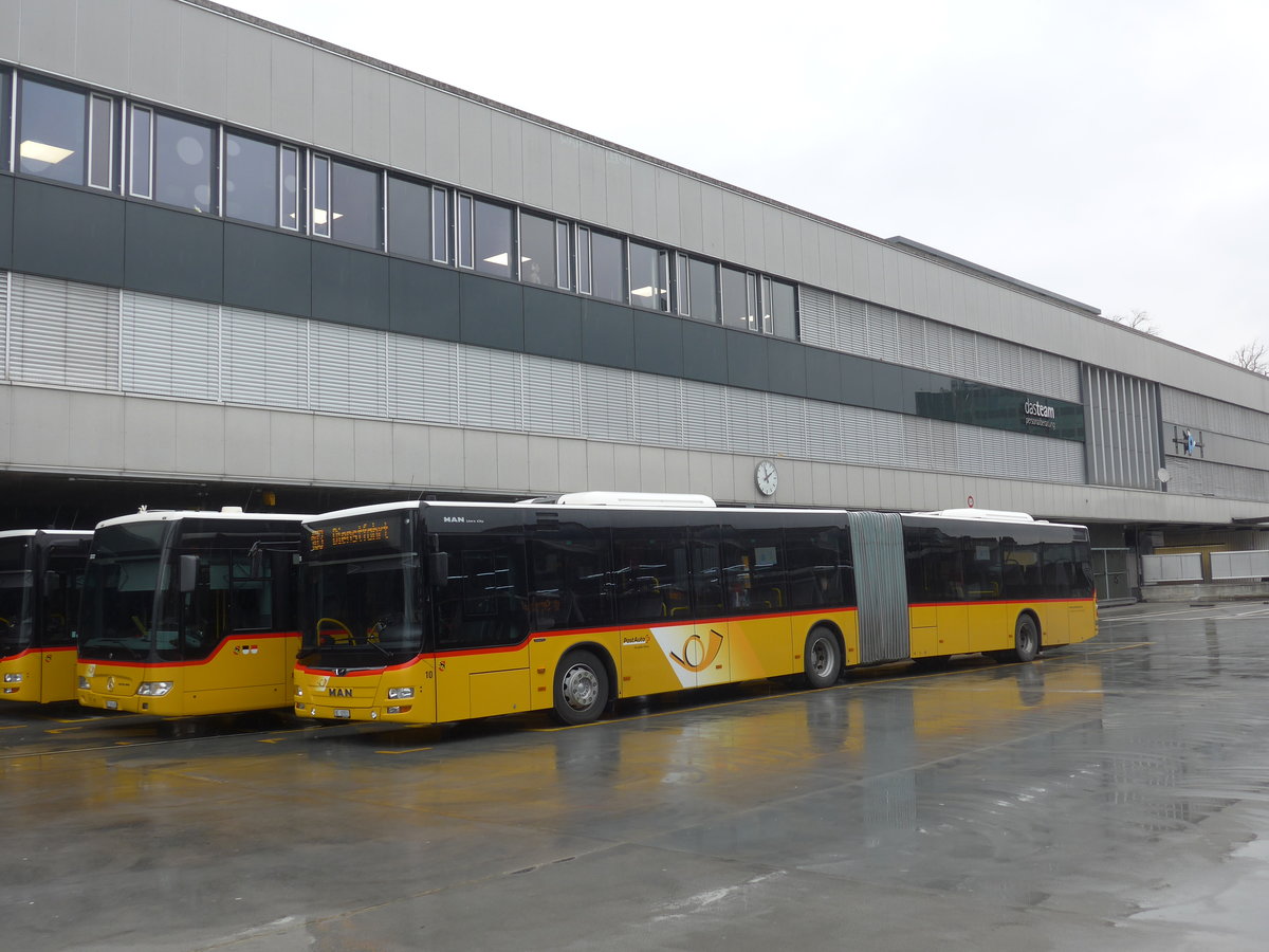 (189'460) - Steiner, Ortschwaben - Nr. 10/BE 32'923 - MAN am 17. M�rz 2018 in Bern, Postautostation