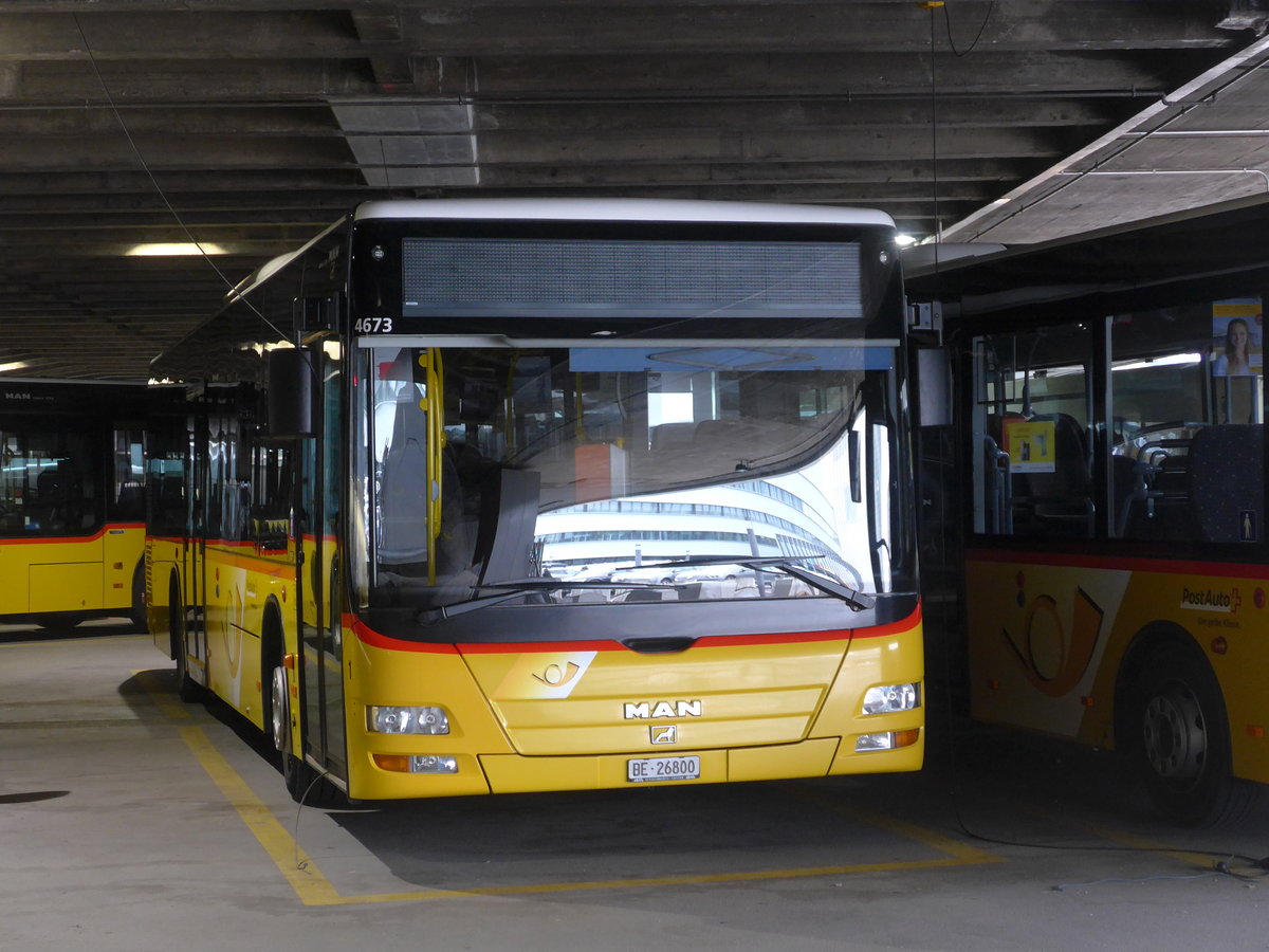 (189'461) - Steiner, Ortschwaben - Nr. 1/BE 26'800 - MAN am 17. M�rz 2018 in Bern, Postautostation