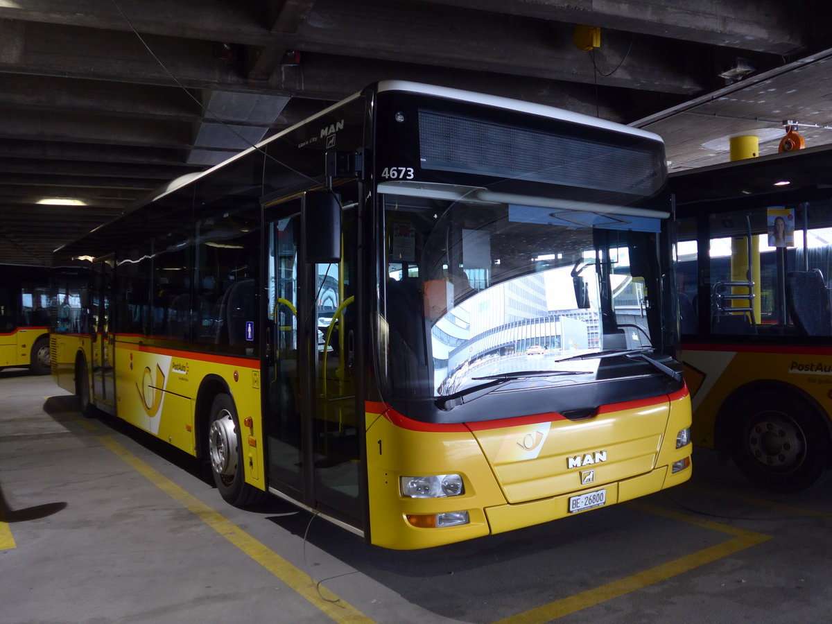(189'462) - Steiner, Ortschwaben - Nr. 1/BE 26'800 - MAN am 17. M�rz 2018 in Bern, Postautostation