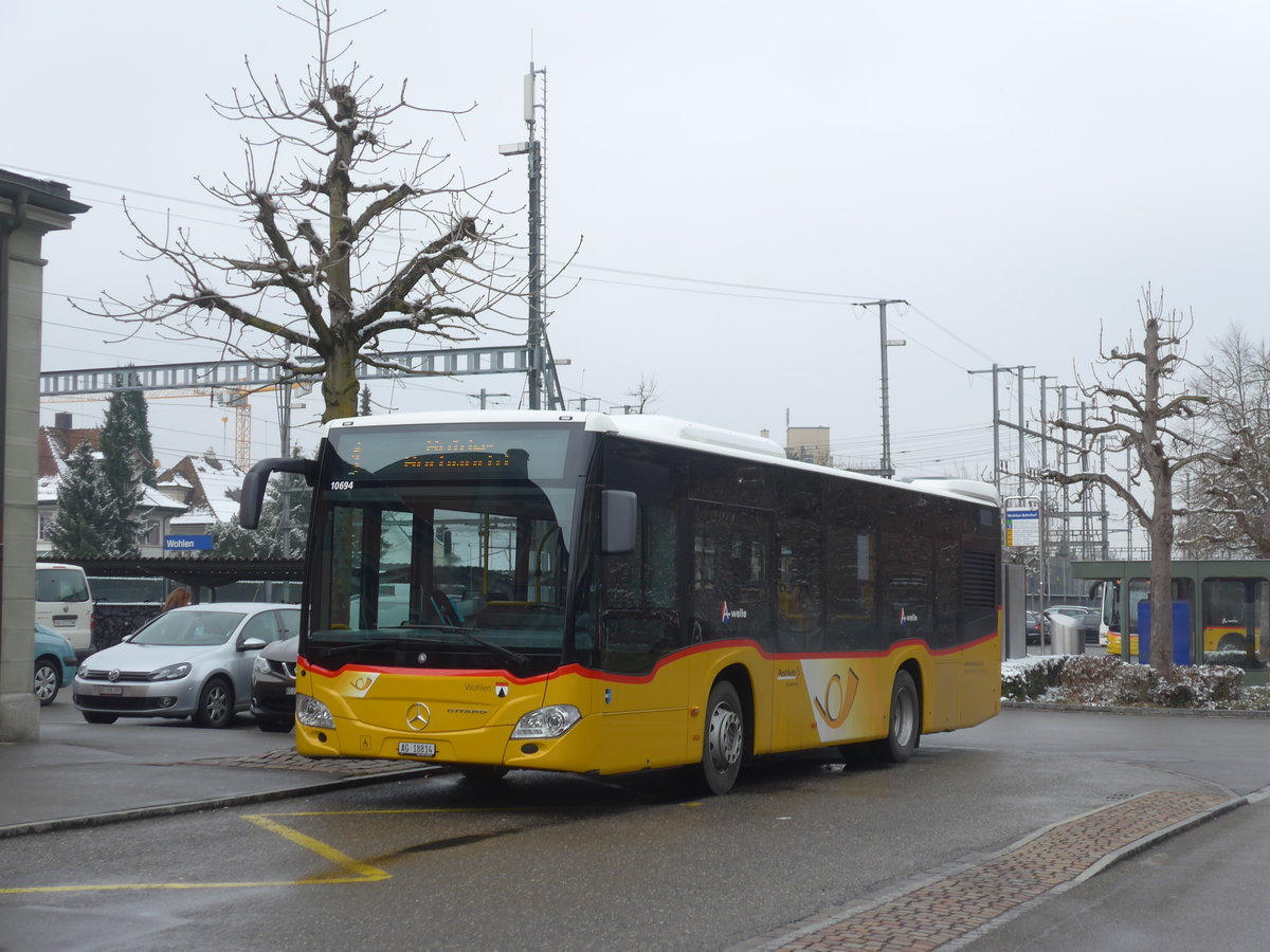 (189'487) - Geissmann, H�gglingen - AG 18'814 - Mercedes am 19. M�rz 2018 beim Bahnhof Wohlen