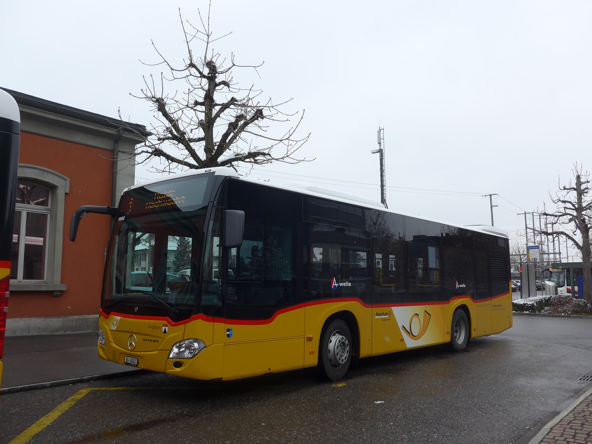 (189'502) - Geissmann, H�gglingen - AG 6042 - Mercedes am 19. M�rz 2018 beim Bahnhof Wohlen