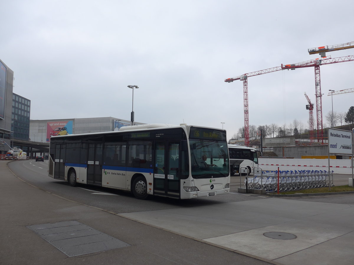 (189'563) - Welti-Furrer, Bassersdorf - Nr. 47/ZH 320'757 - Mercedes (ex Ryffel, Uster Nr. 68) am 19. M�rz 2018 in Z�rich, Flughafen